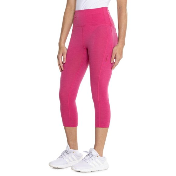 NEW Icebreaker Fastray High-Rise Tights - Merino Wool purple 462sn - Picture 2 of 4